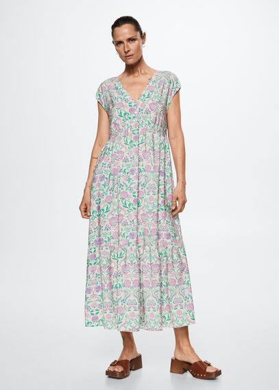Abito fluido stampa floreale