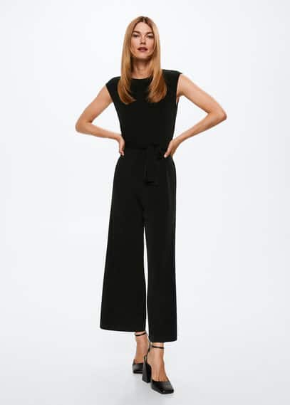 Jumpsuit lunga laccio