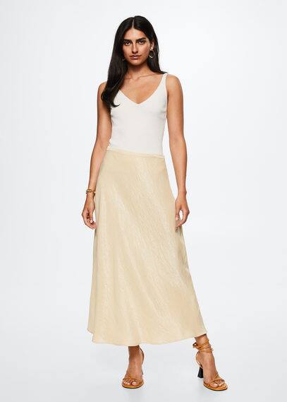 Gonna satinata texture