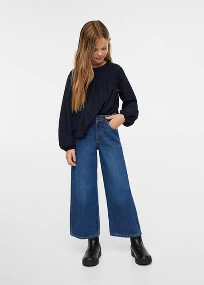 Blusa righe increspata