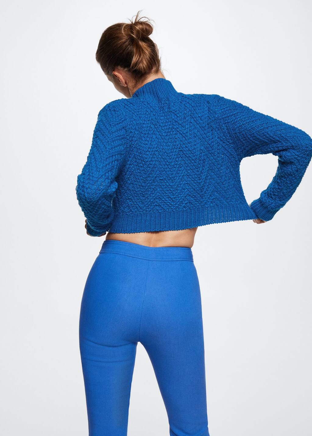 Mango Crop sweater perkins collar 37097754 52