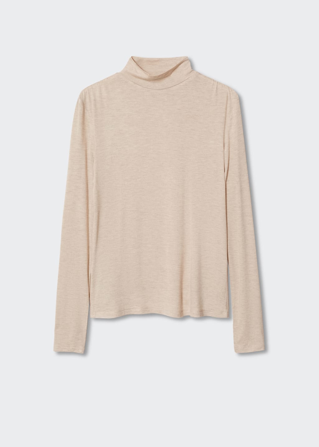 Turtleneck long-sleeve tee