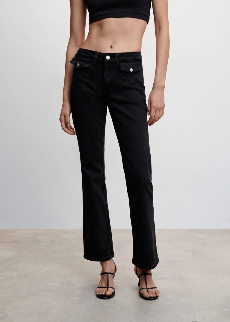 Flared jeans with pocket Women Mango United Kingdom