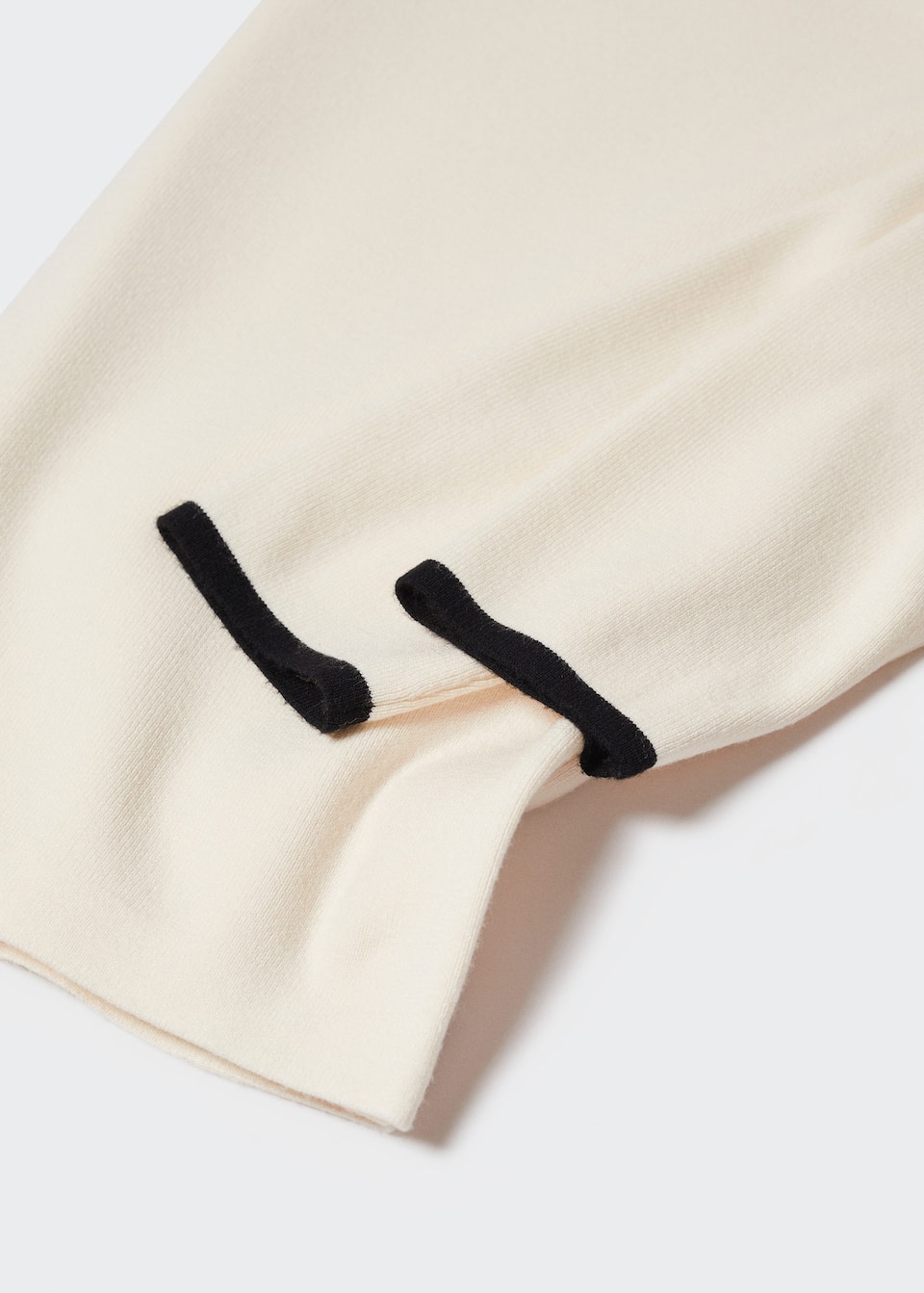 Jersey ribetes contraste Mujer MANGO OUTLET España Jersey ribetes contraste Mujer MANGO OUTLET España