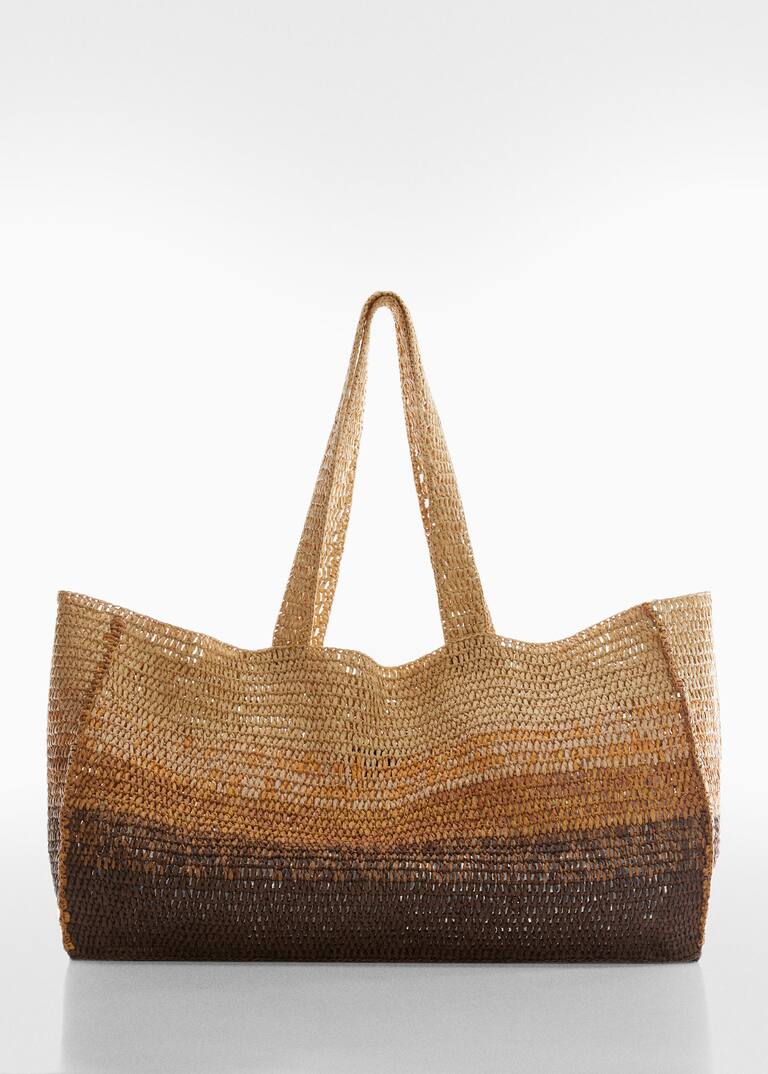 Gradient natural fiber bag Woman Mango Malaysia