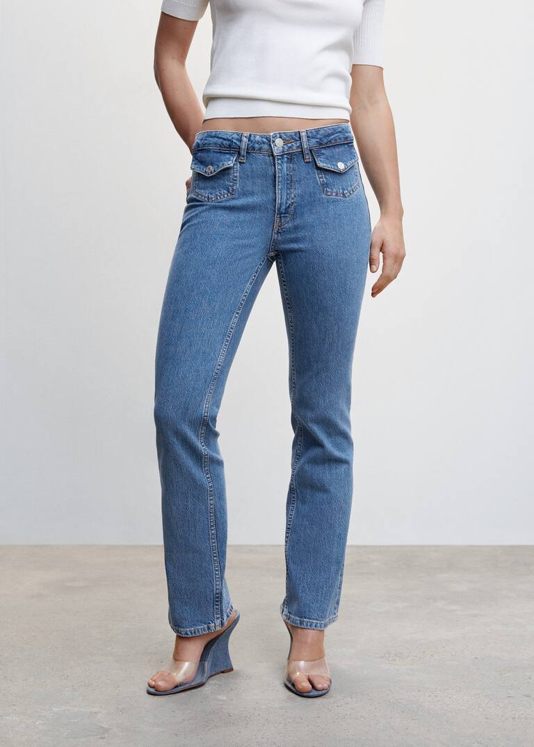 Flared jeans with pocket Women Mango United Kingdom
