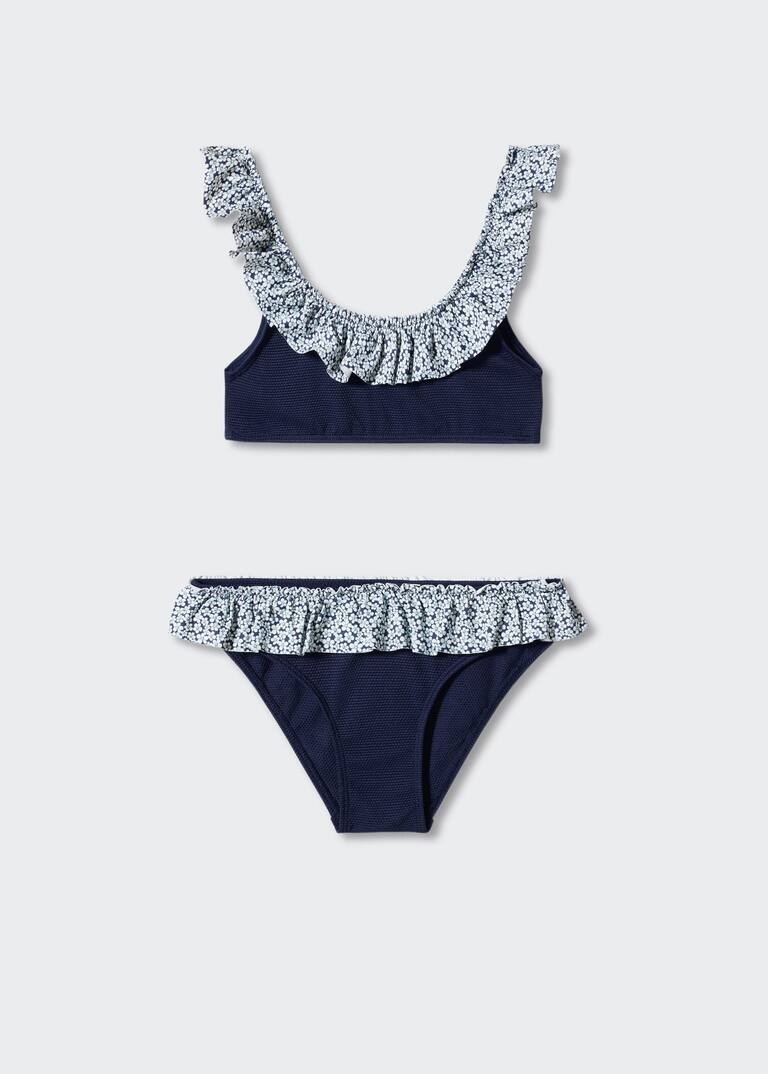 Ruffled bikini Women Mango United Kingdom