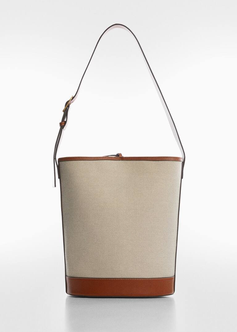Combined bucket bag Woman Mango Canada