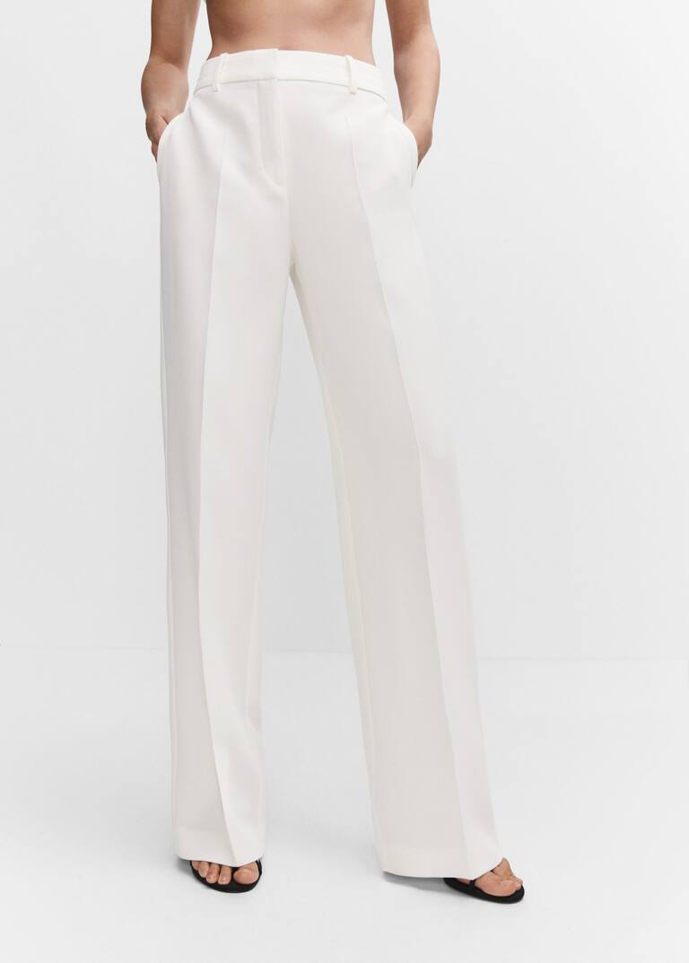 wide leg suit pants Women Mango USA