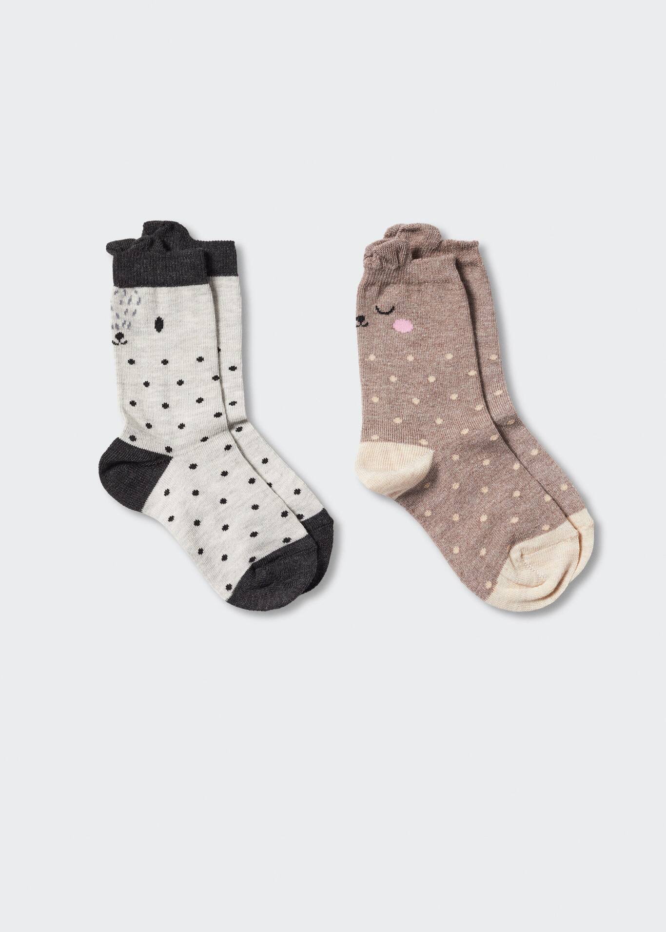 Chaussettes Cuisse De Poulet - Lot De 2 Paires - Longueur 70 Cm - Coton - Pour Déguisement, EVG, Cosplay