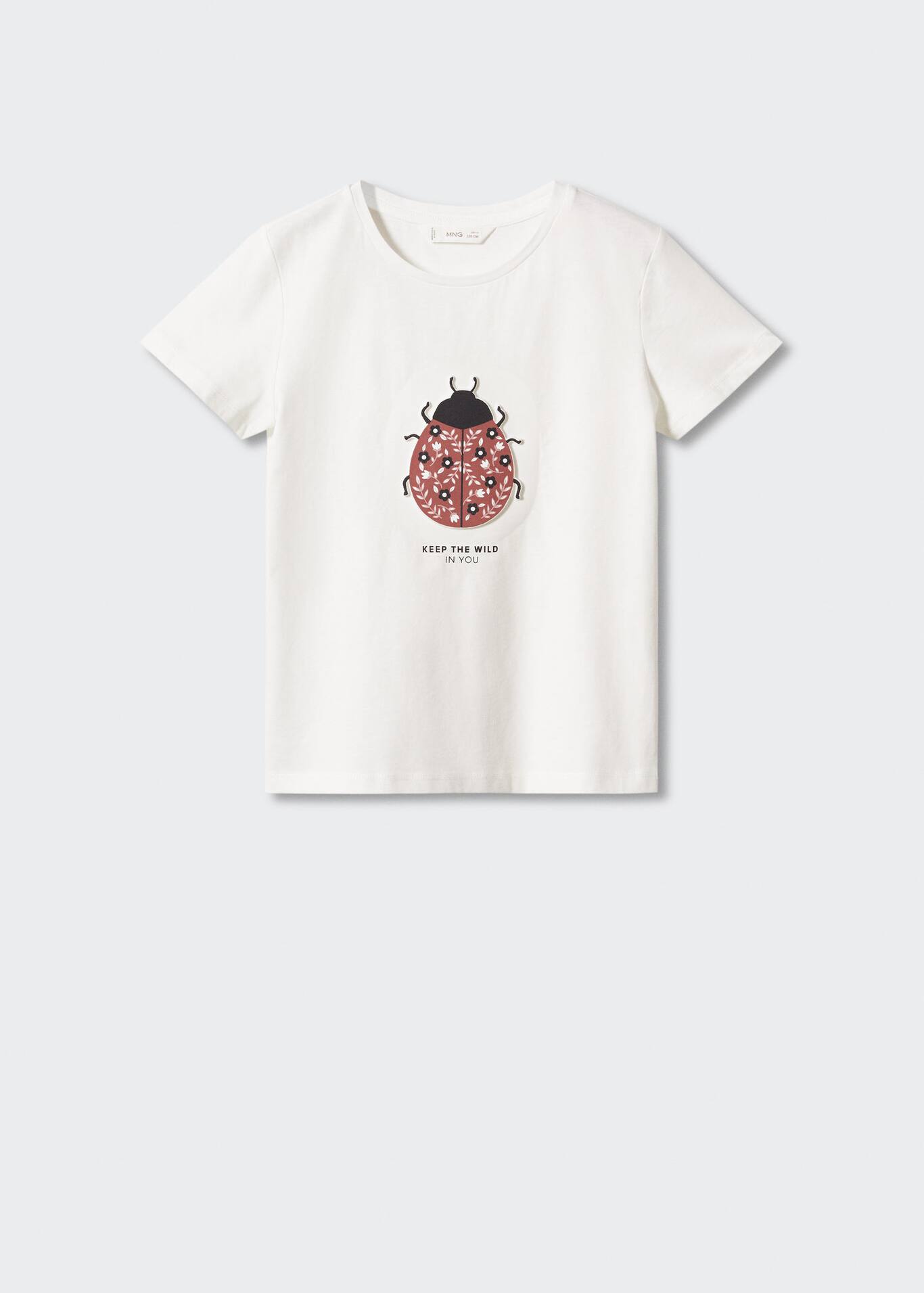 Printed cotton-blend t-shirt - Girls | MANGO OUTLET Norway
