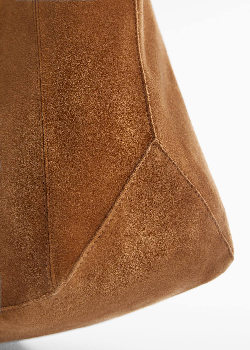 Mango Leather shopper bag 4703401309