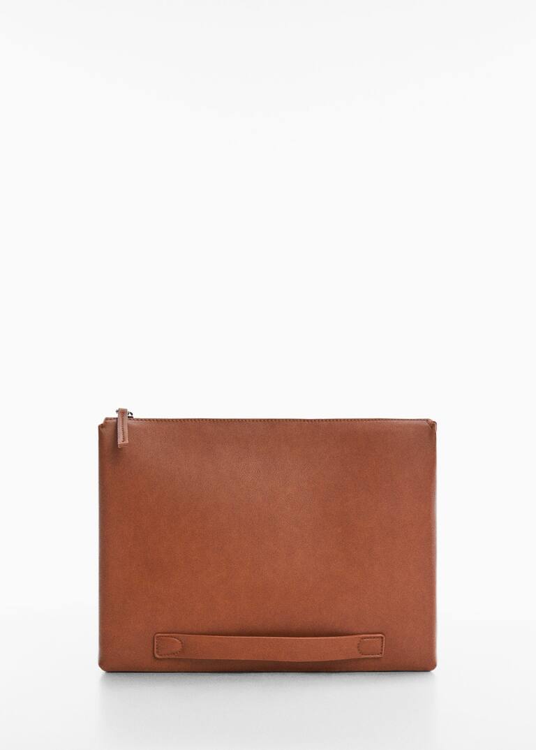 Leather laptop case Men Mango Man USA