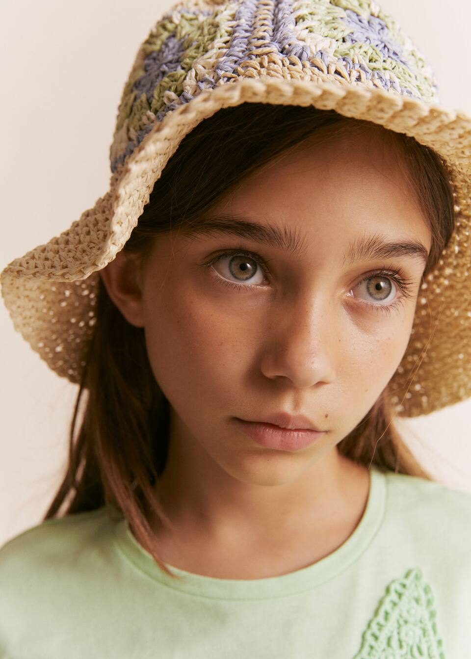 Flowers straw hat Girls MANGO OUTLET Norway