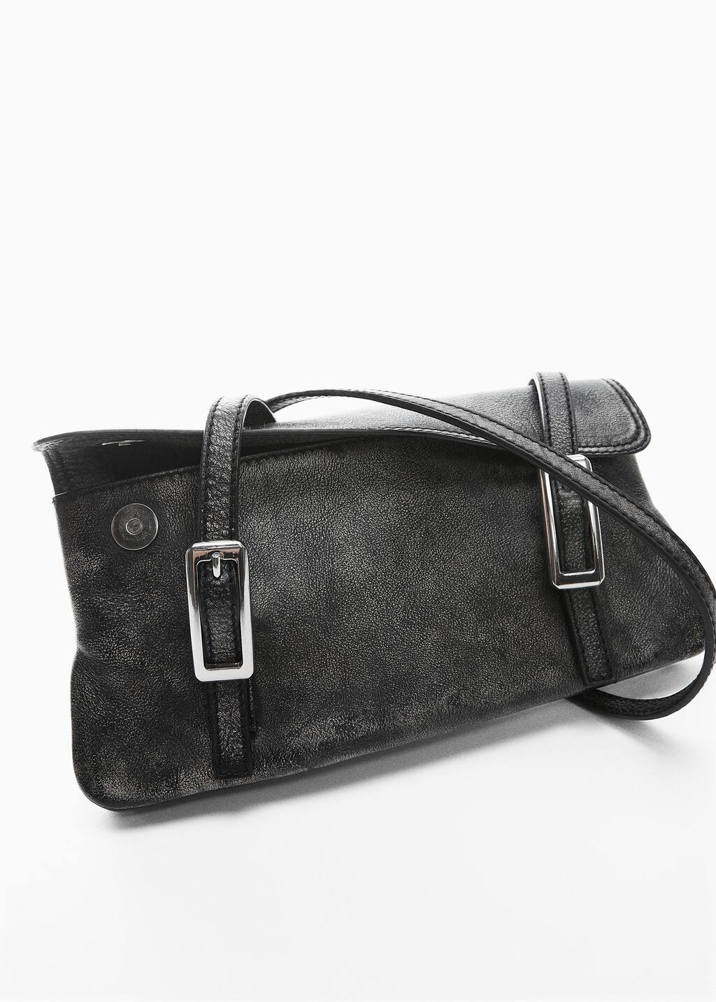 Mango Leather bag with buckle 4703596199