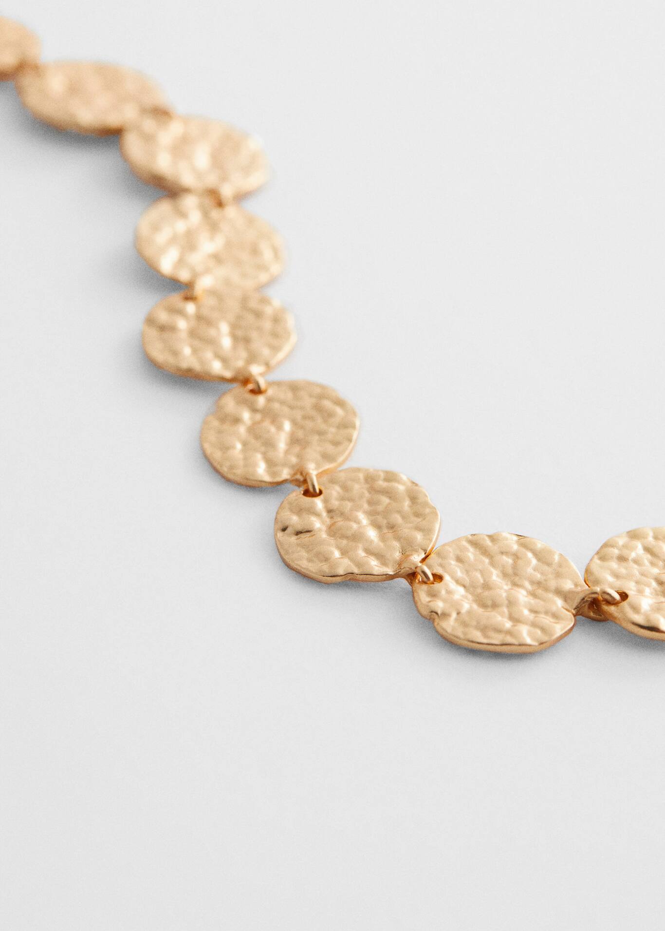 Coin charm necklace Women Mango USA