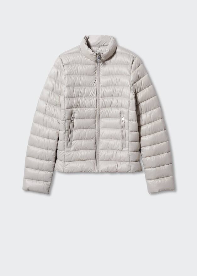 Pocket quilted jacket Woman MANGO OUTLET Greece