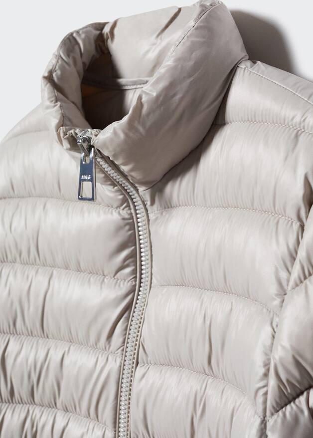 Pocket quilted jacket Woman MANGO OUTLET Greece