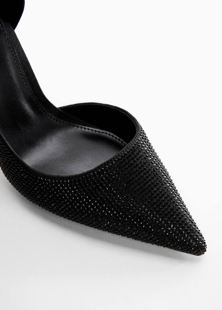 Rhinestone heel shoes - Women | Mango USA