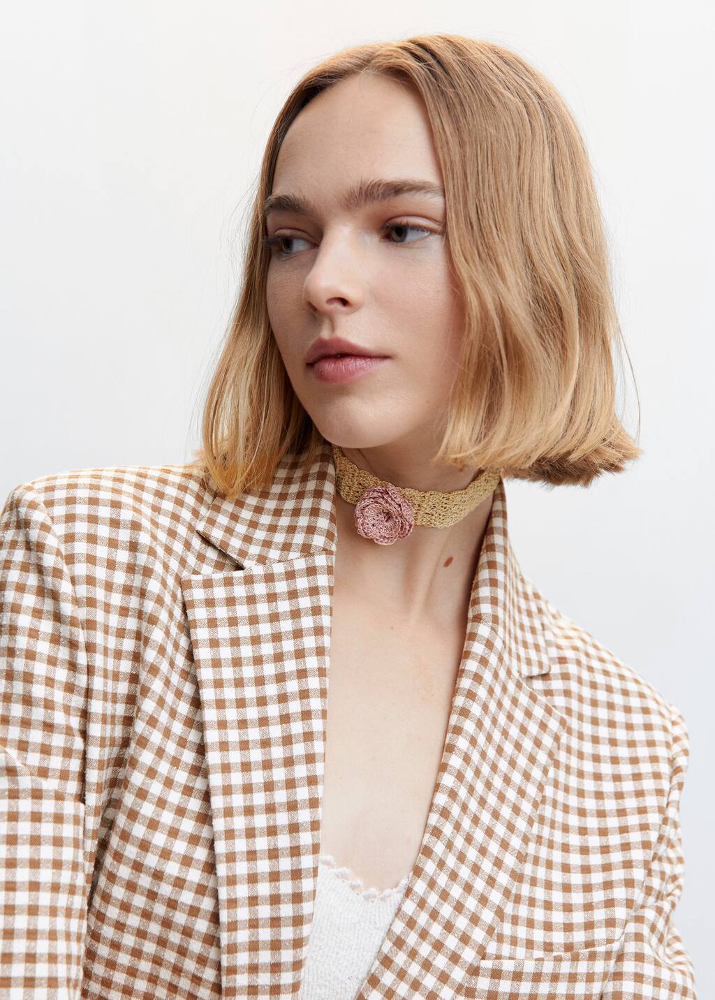 Marynarka w kratkę vichy - Kobieta | MANGO OUTLET Polska Marynarka w kratkę vichy - Kobieta | MANGO OUTLET Polska