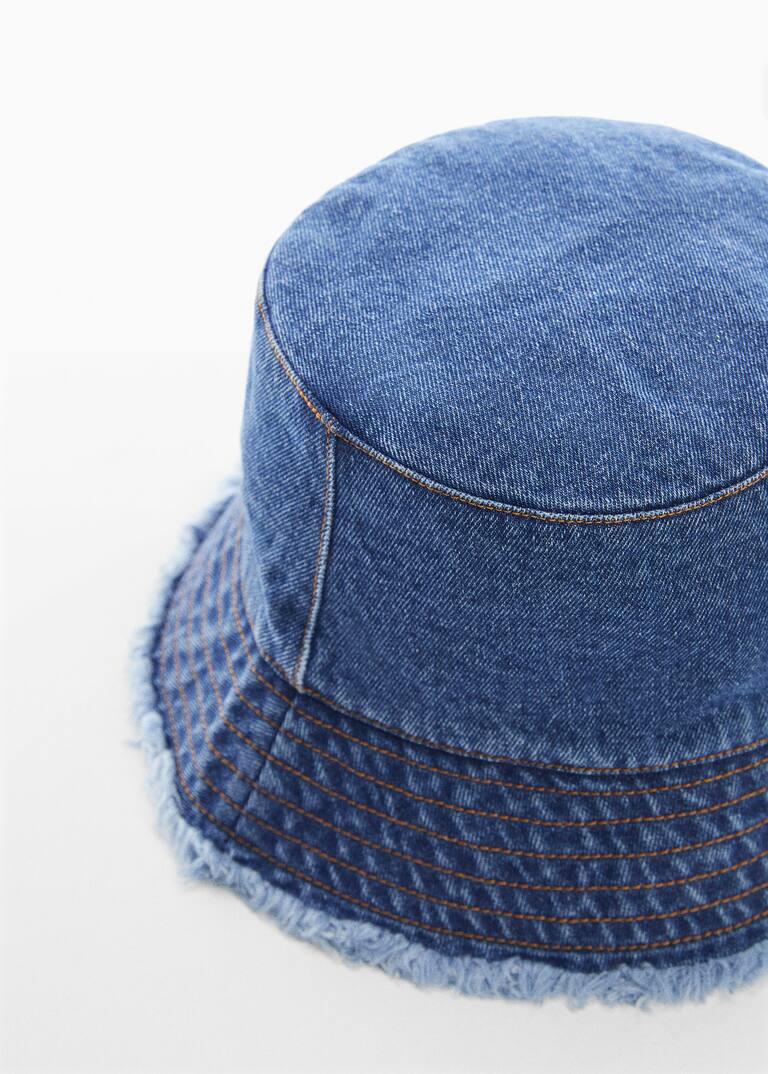Denim bucket hat Women Mango USA