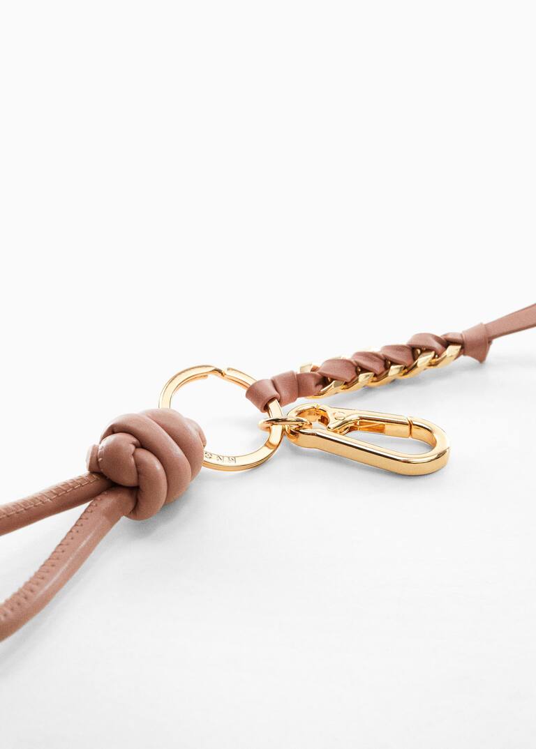 Braided keyring Women Mango USA