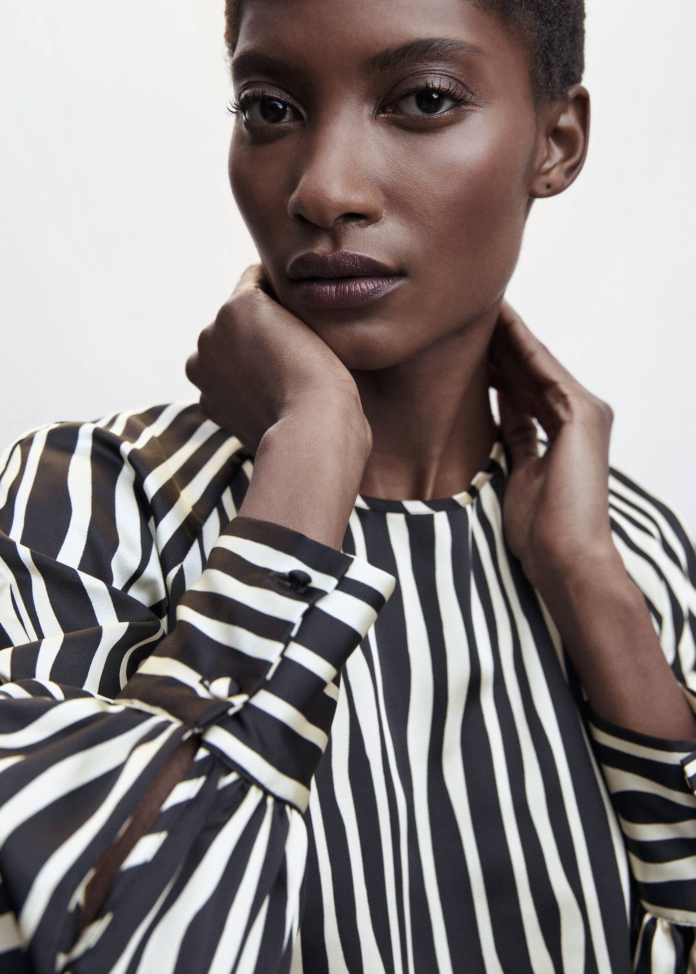 Animal print blouse - Women | MANGO OUTLET USA