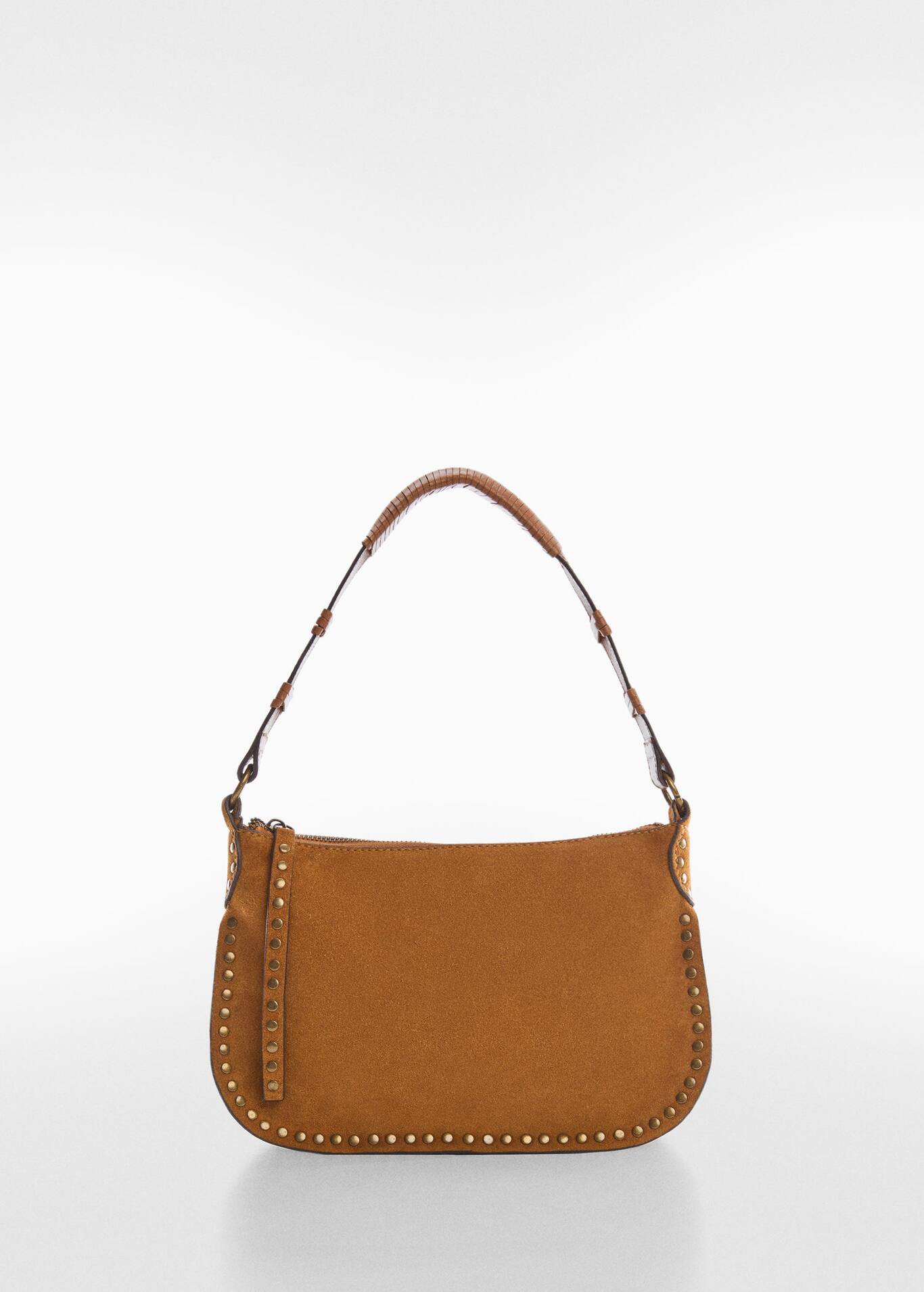 Stud leather bag Women MANGO OUTLET USA