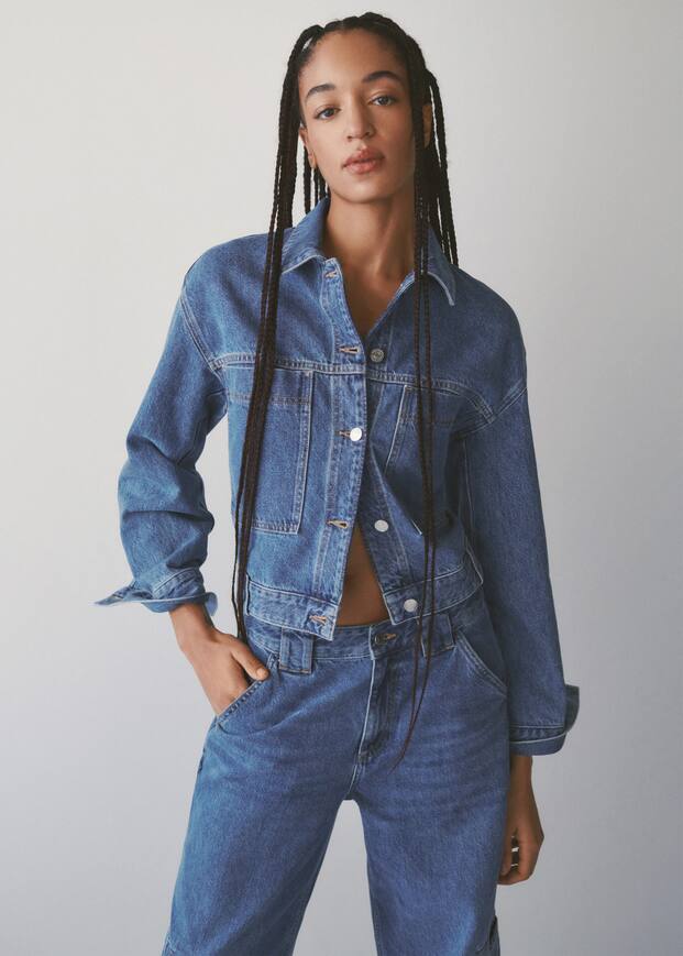 Pocketed denim jacket - Details of the article 7