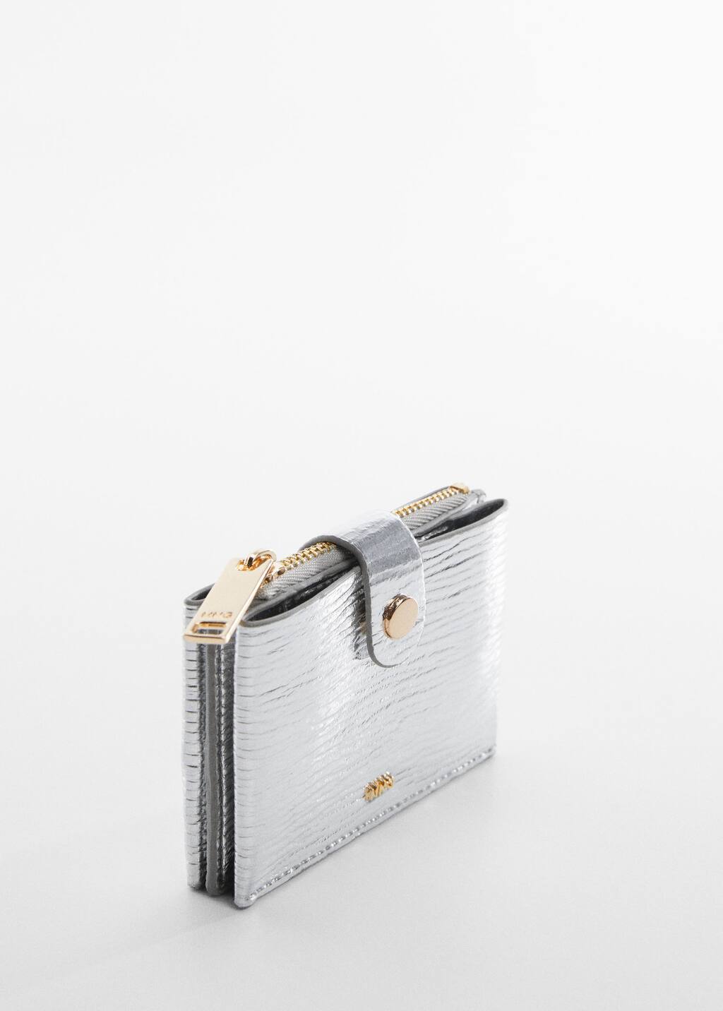 Mango Textured card holder with embossed logo. 6 Mango Textured card holder with embossed logo. 6