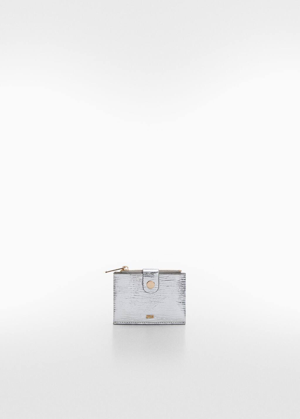 Mango Textured card holder with embossed logo. 5 Mango Textured card holder with embossed logo. 5