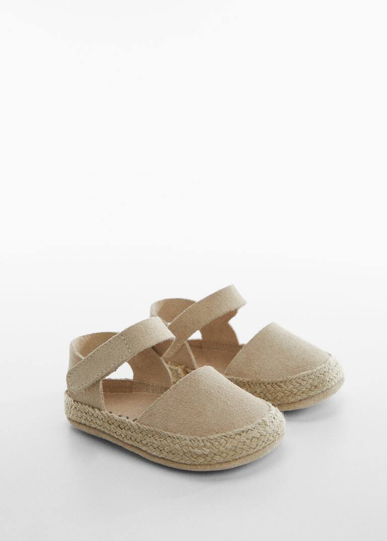 Esparto leather sandals Women Mango USA