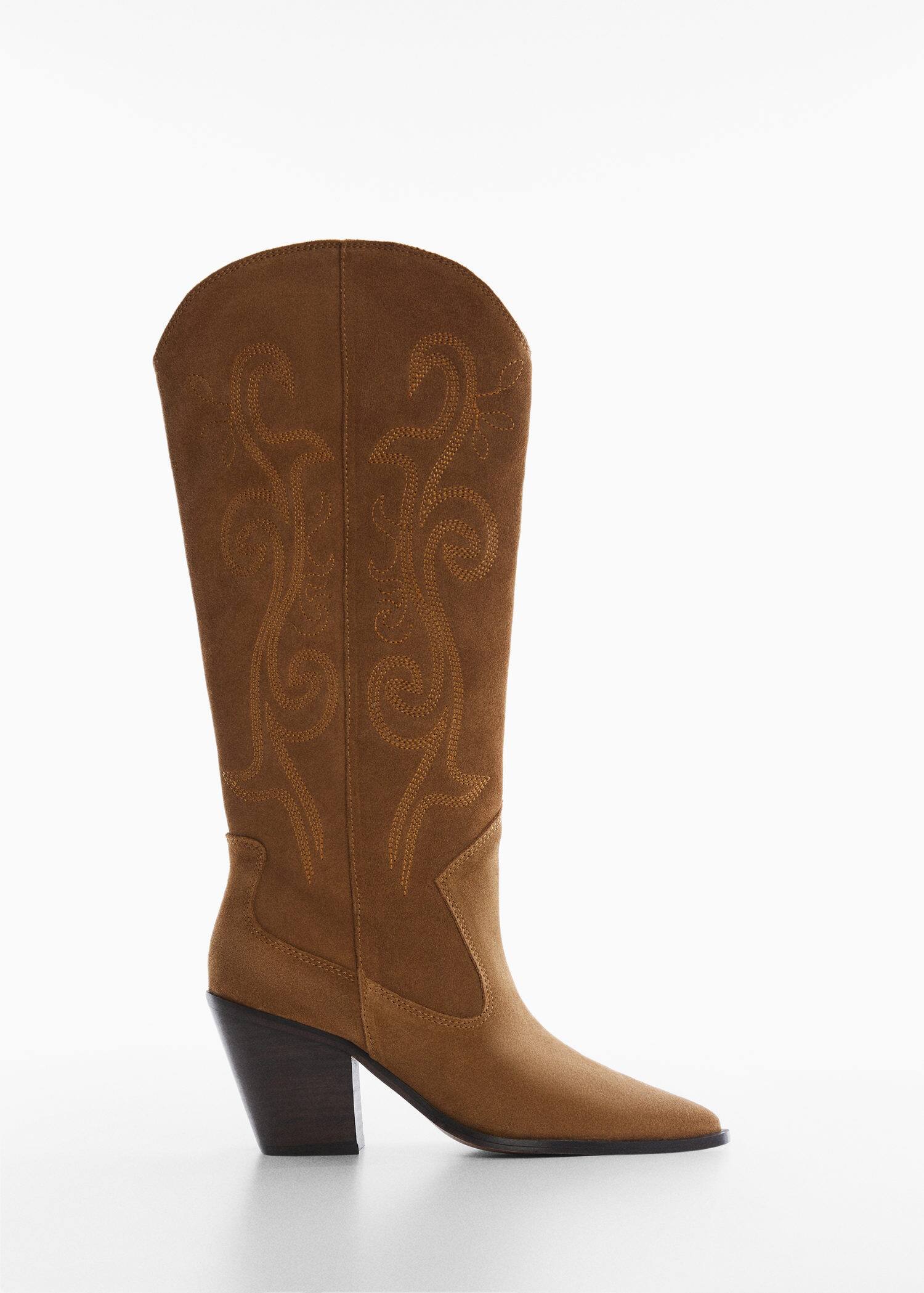 bottes cowboy mango