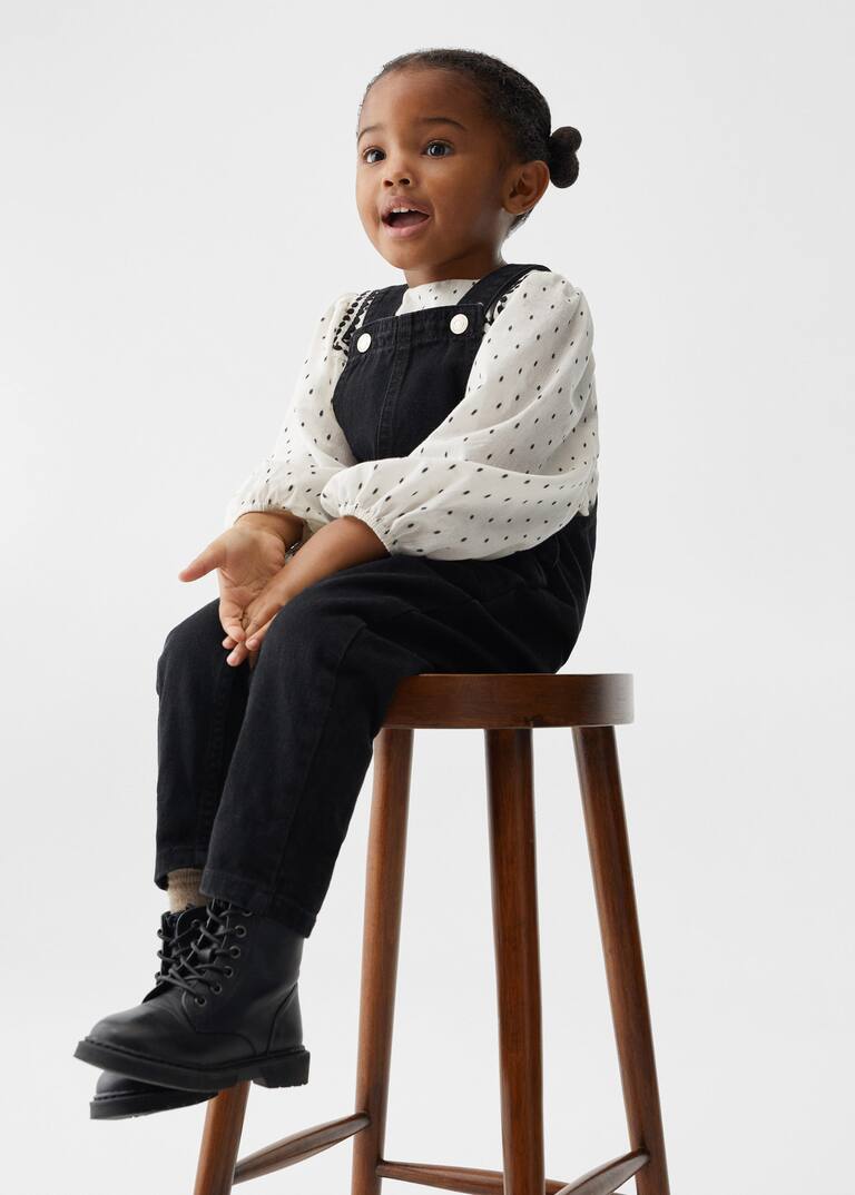 Denim dungaree Women Mango USA