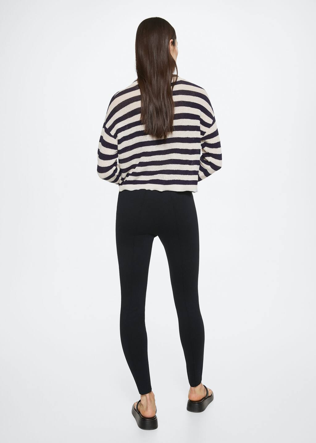 Mango Decorative seam leggings 4710125099