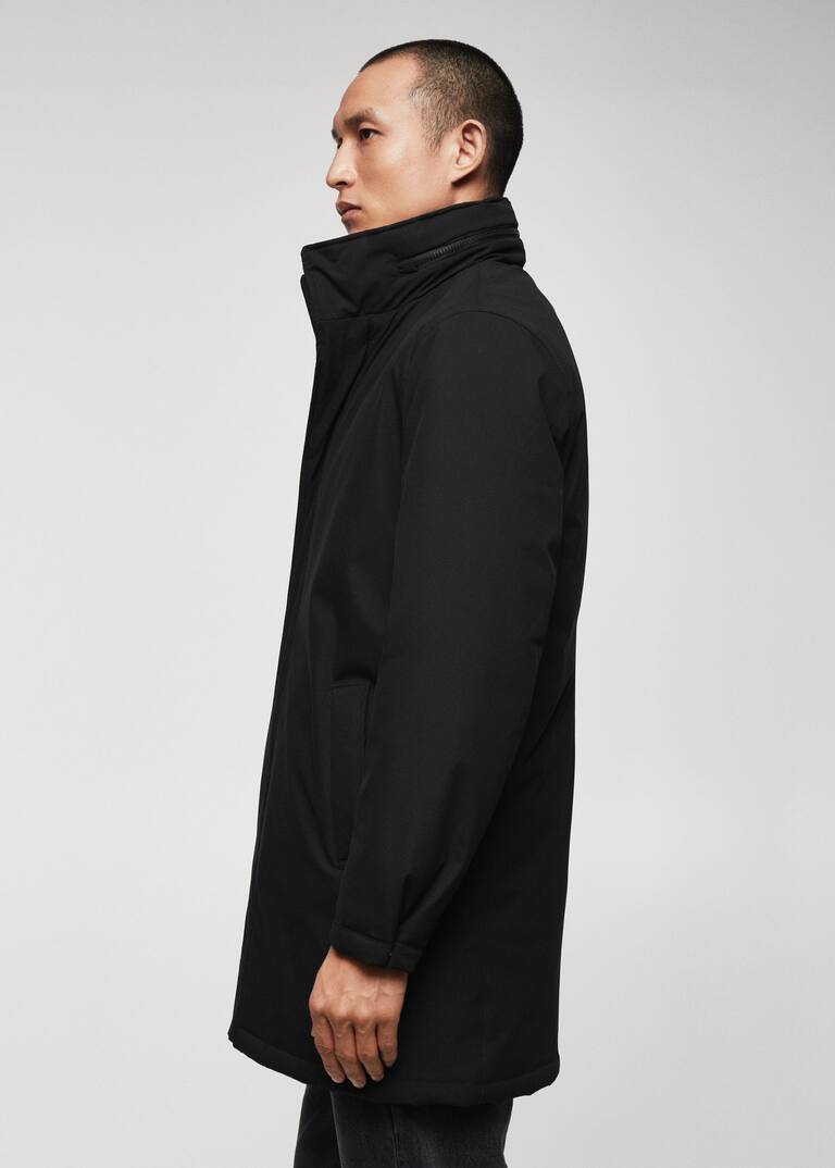 Jaket parka flat pria Pria Mango Man Indonesia