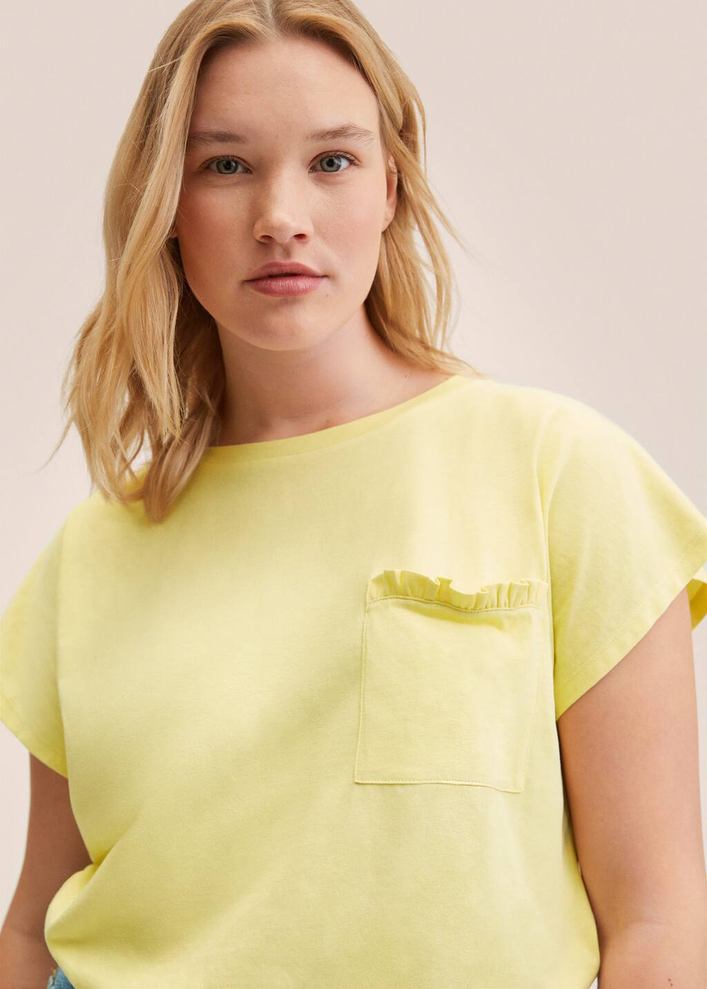 Mango Chestpocket cotton shirt 4718710701