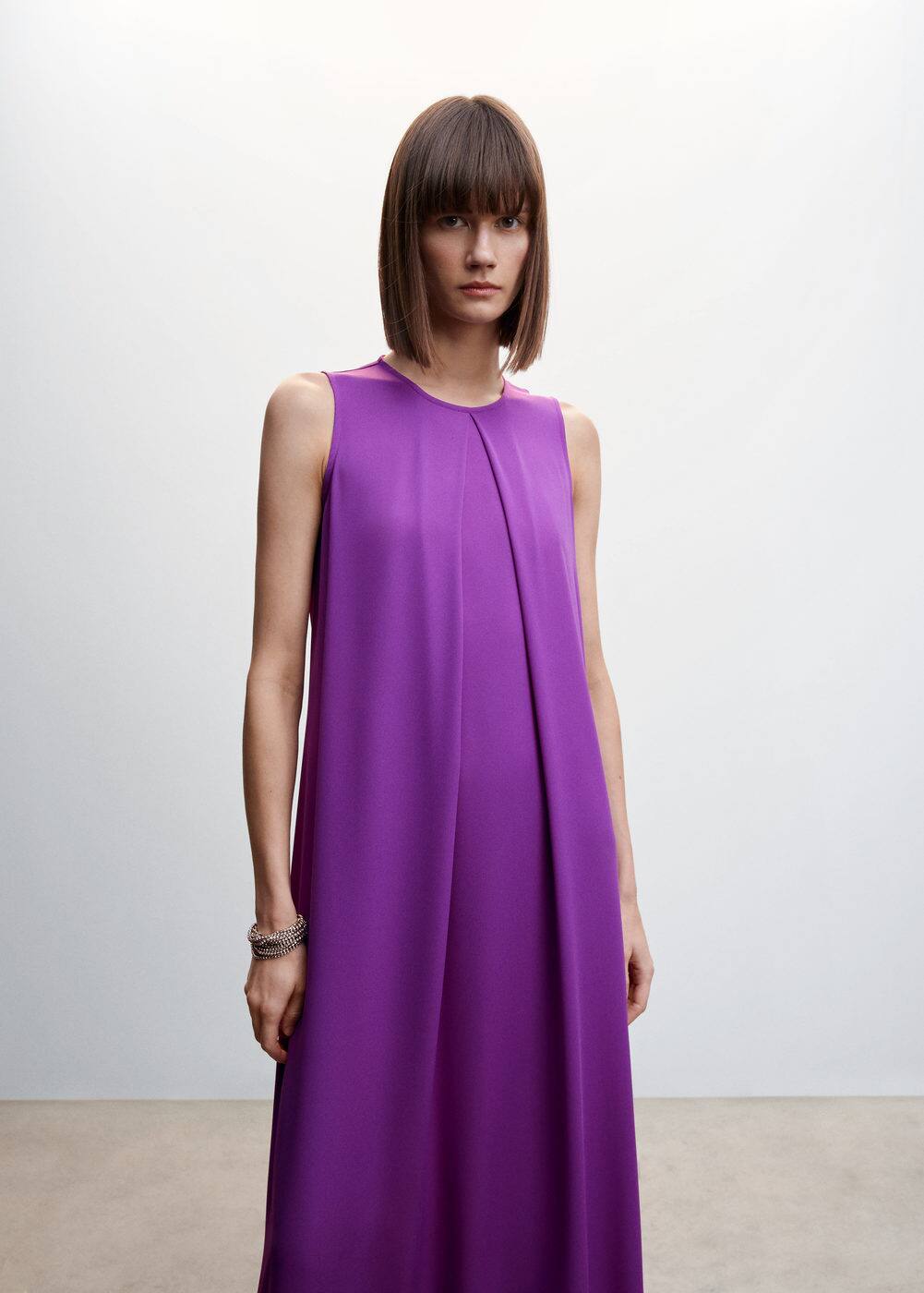 mango strap flowy dress Odessa Maxi Dress - Mango main image 0