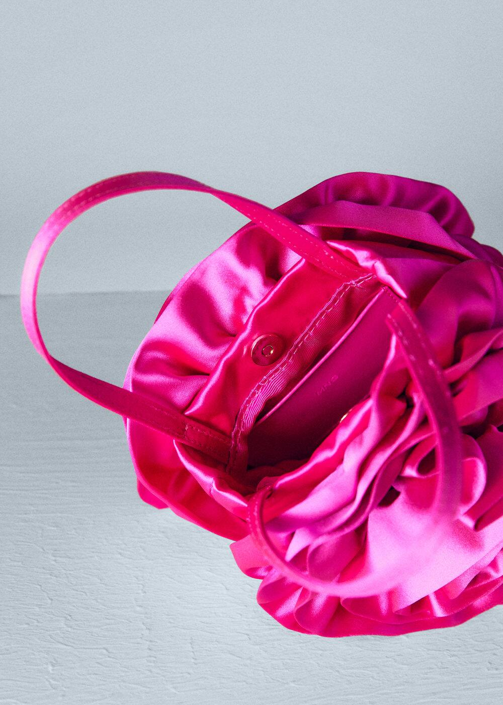 Mango Sac Maxifleur In Fuchsia