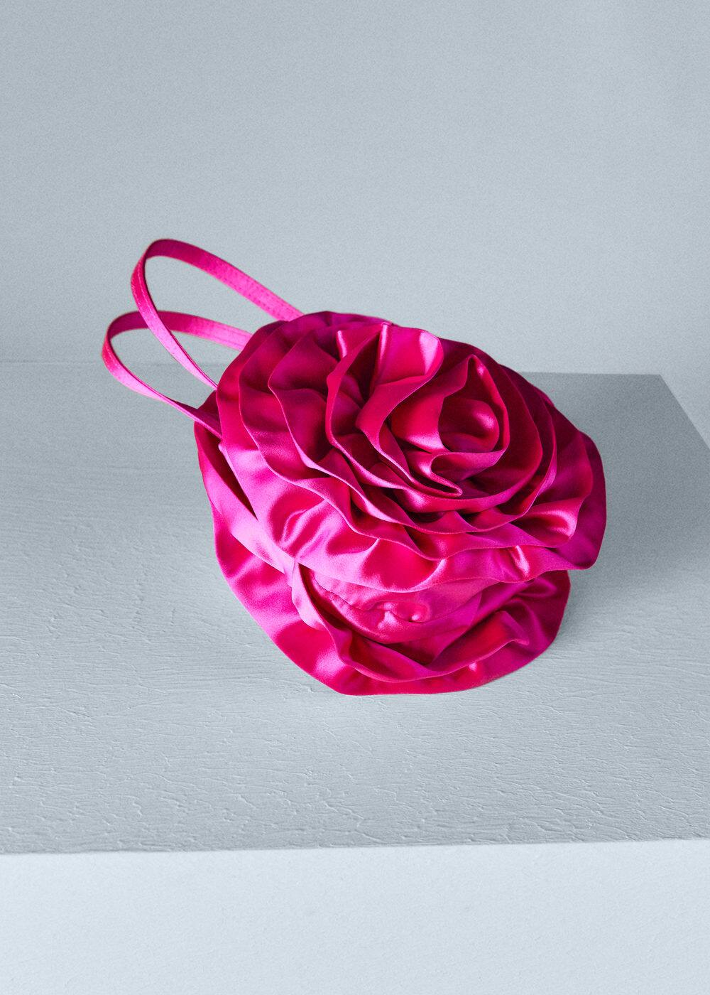 Mango Sac Maxifleur In Fuchsia