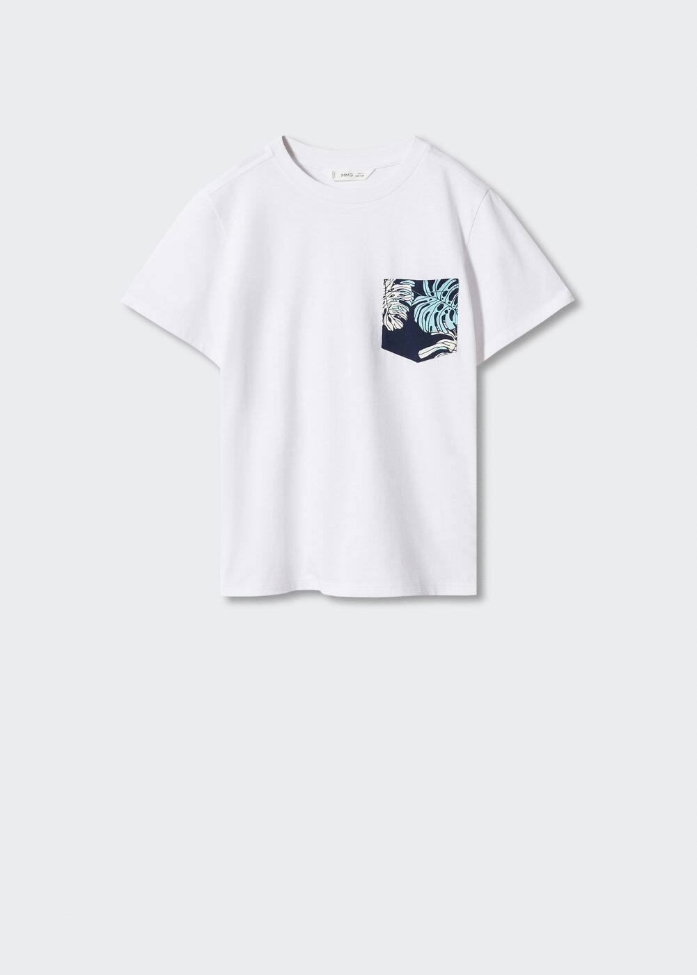 Pocket cotton t-shirt - Boys | MANGO OUTLET Sweden