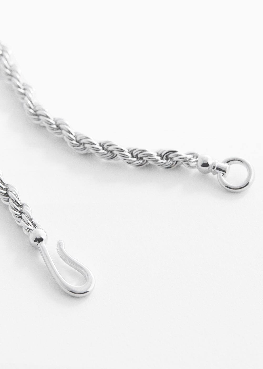 Braided necklace Woman MANGO OUTLET Norway