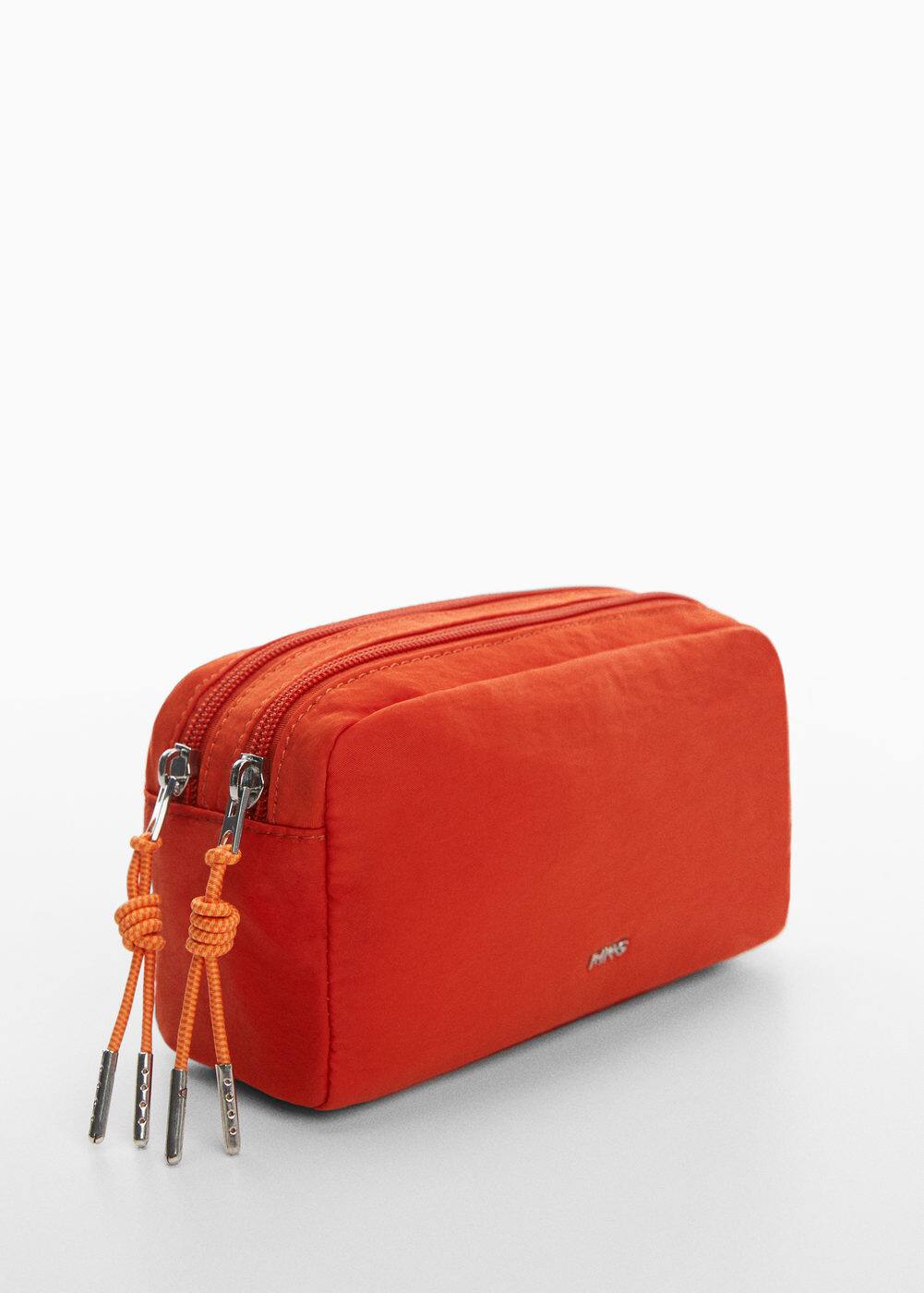 Nylon toiletry bag with double zip Woman Mango South Africa