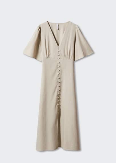 s line dresses Bowknot Straps Chiffon A-Line Dresses With Slit – DUNTERY main image 1