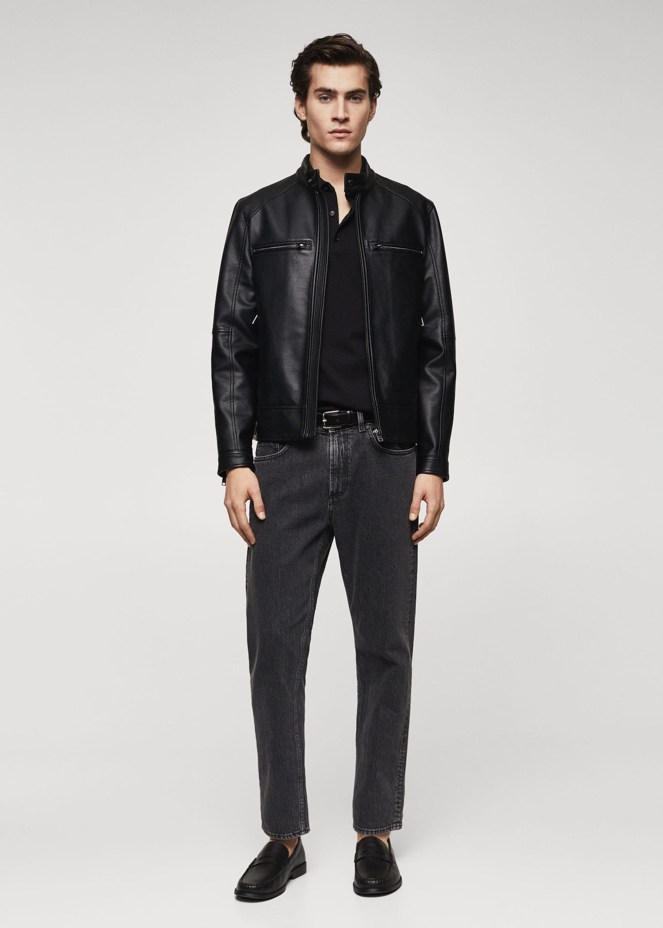 Chaqueta Cuero Hombre Cazadoras Hombre Black Friday Cazadora