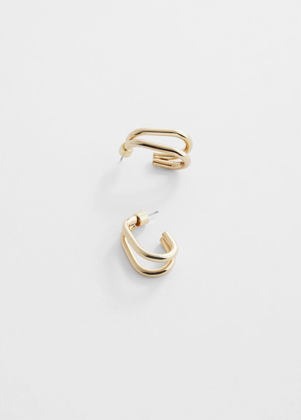 Mango Double hoop earrings 47004026OR