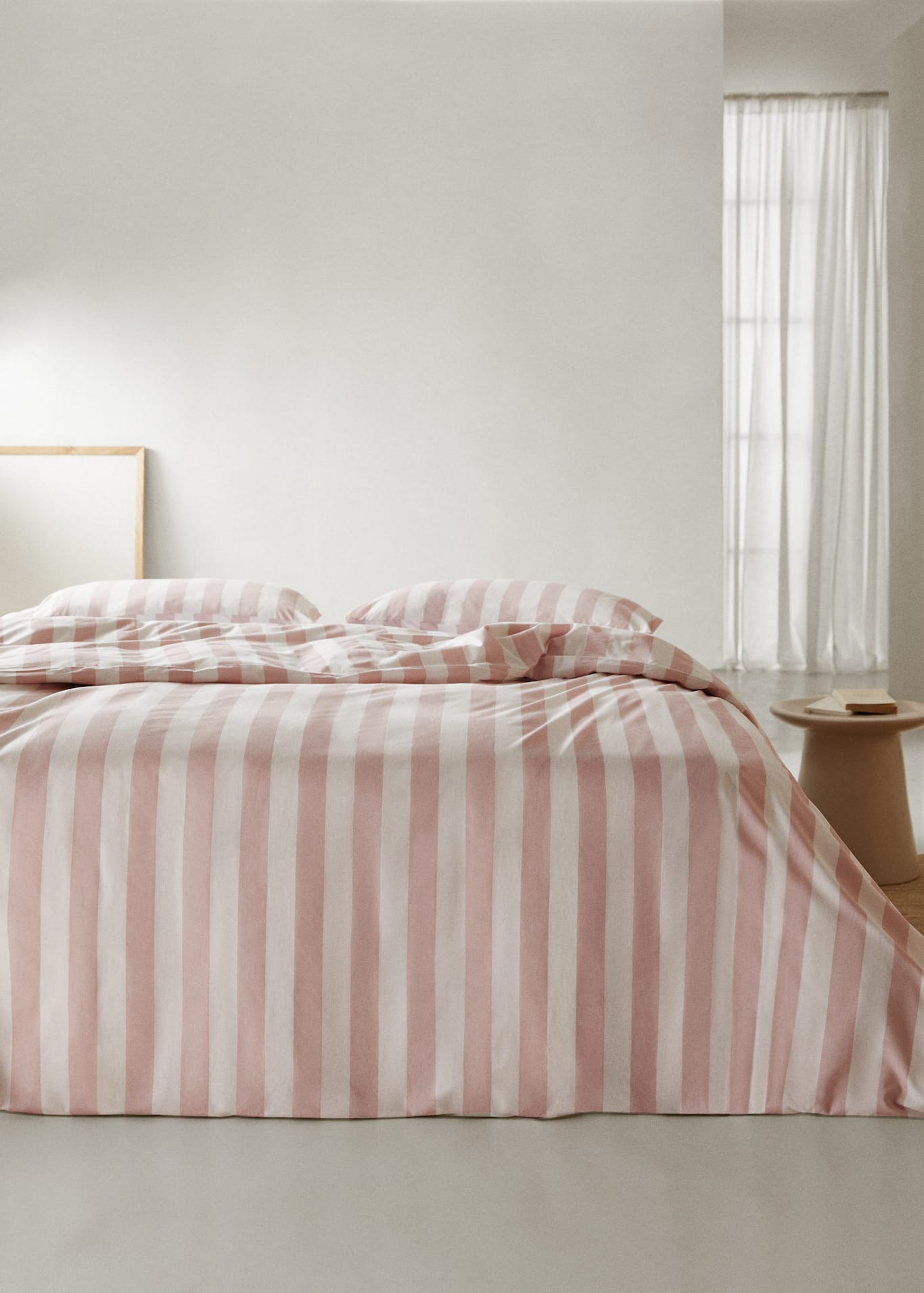 Housse de couette rayures bicolores lit 150 cm - Home | Mango Home France