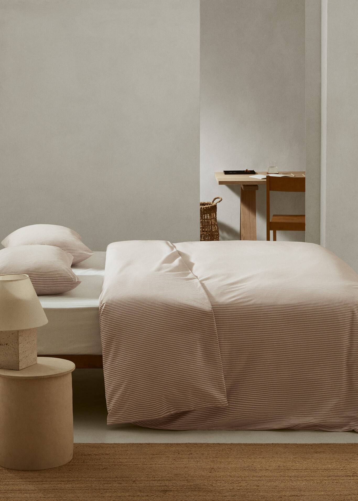 Housse de couette rayures lit 135 cm - Femme | Mango Madagascar