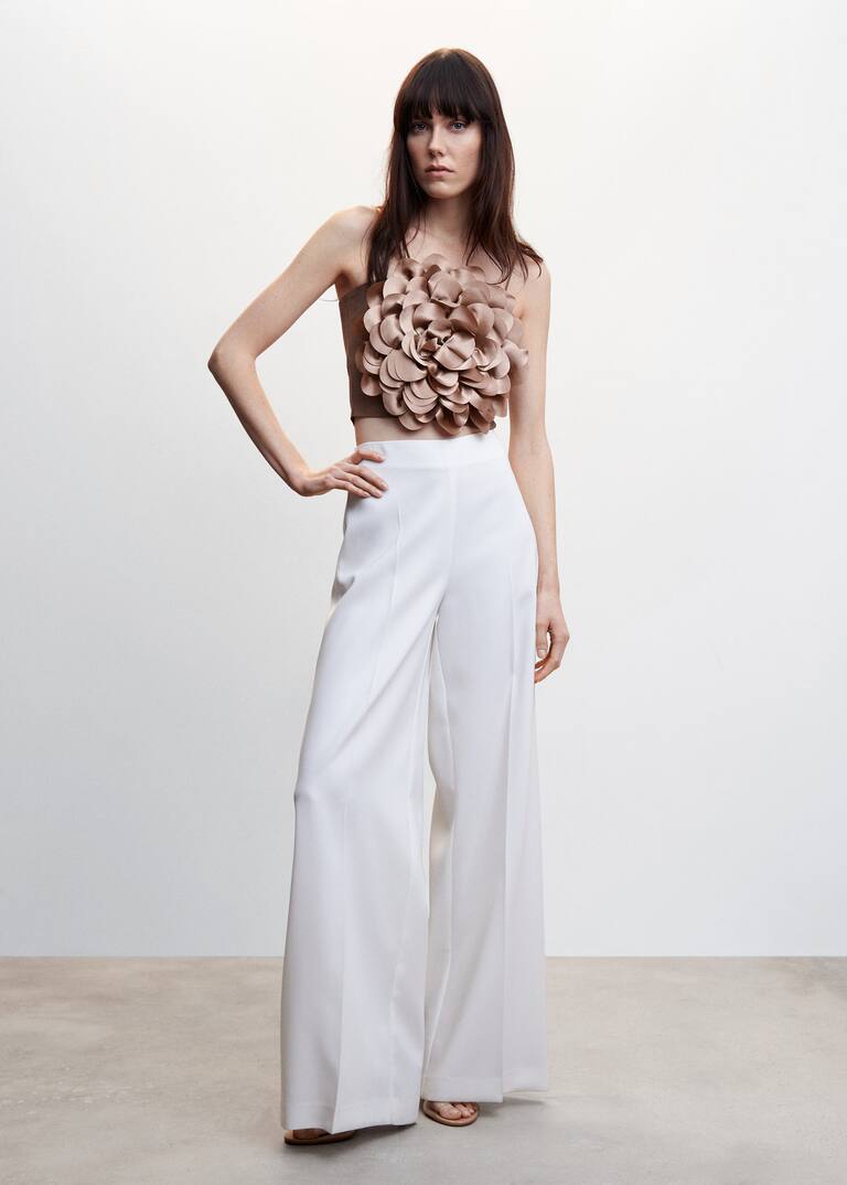 Flowerdetail top Women Mango USA