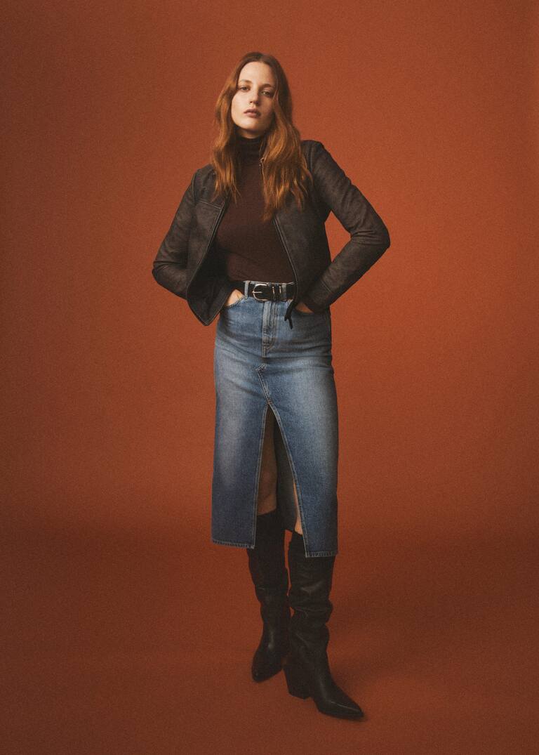 Cowboy leather boots Women Mango United Kingdom